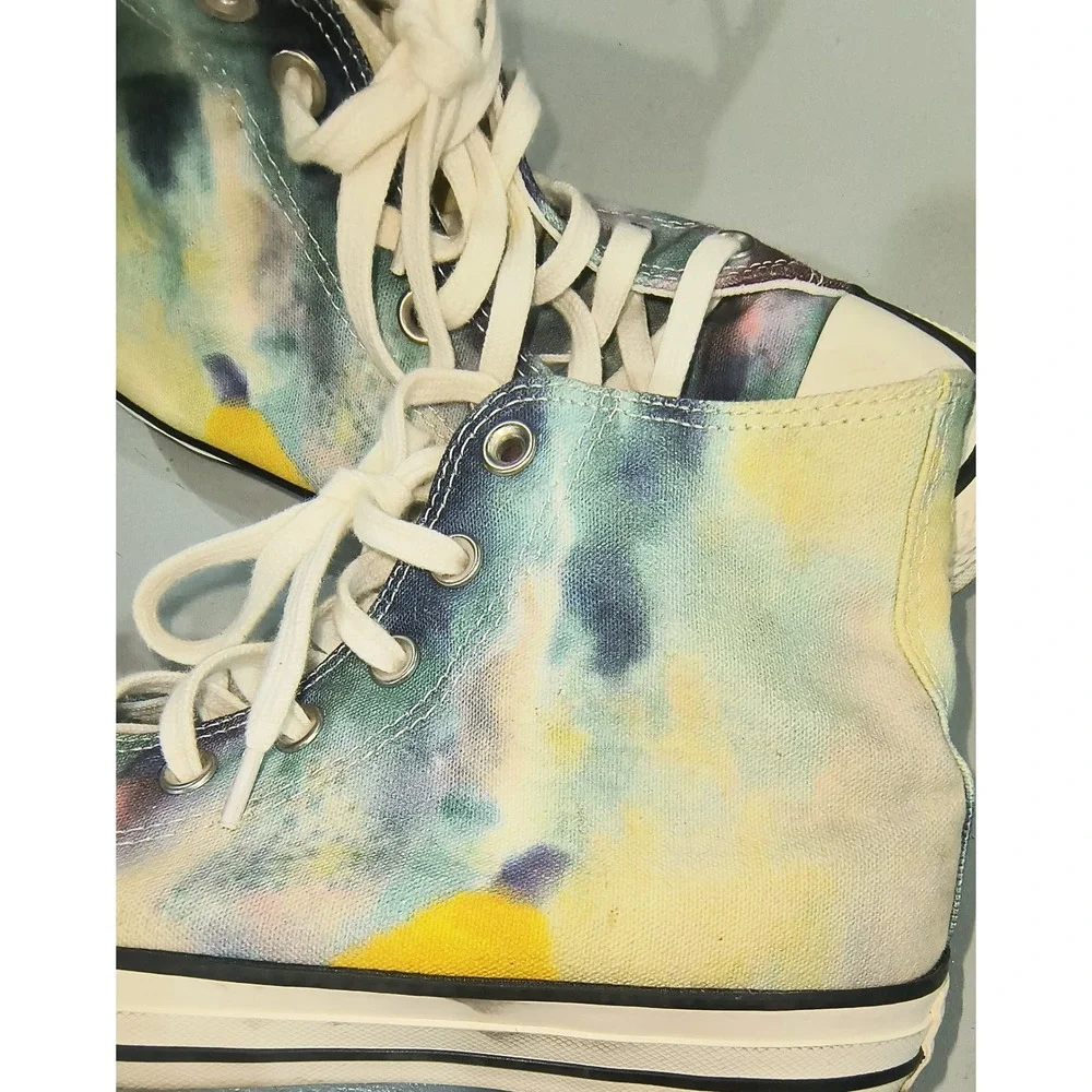 Converse Chuck Taylor All Star High Top Tie Dye Sneakers Unisex Mens 6 Womens 8 - Picture 10 of 10